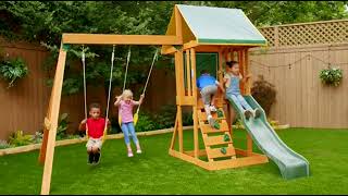 KidKraft Appleton Wooden Swing Set/Playset