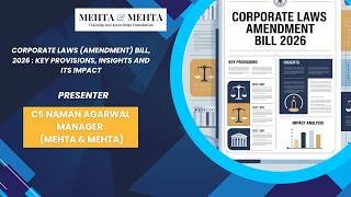Corporate Laws (Amendment) Bill, 2026 | Key Provisions & Impact Explained