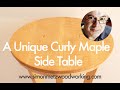 Shop Custom Curly Maple Furniture – Beautiful Table & Lamps