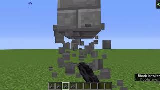 Command Block Self Building Wall, 60 second tutorial 1.13