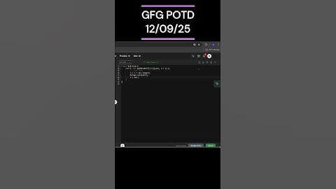 Minimize the Heights II | GFG POTD | 12/09/2025 #coding #gfg #potd #java