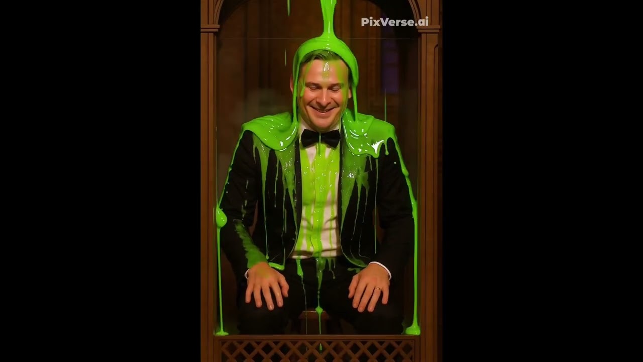 Boyband Member in tuxedo gunged on NHP (AI)