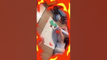 How to draw Minecraft landscape