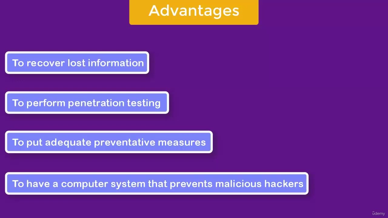 3-Advantages and Disadvantages of Hacking || The Complete Ethical Hacking Course || Skilled Animator