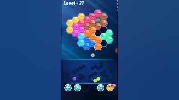 Block Hexa Puzzle Hero Level 21 Walkthrough