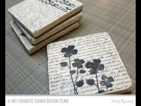 How to Make Coasters Out of Tiles - Koti Beth