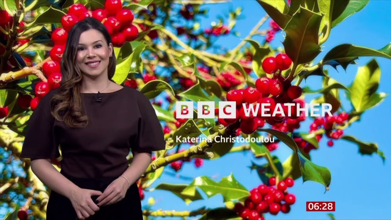 Katerina Christodoulou BBC Weather 30th December 2025