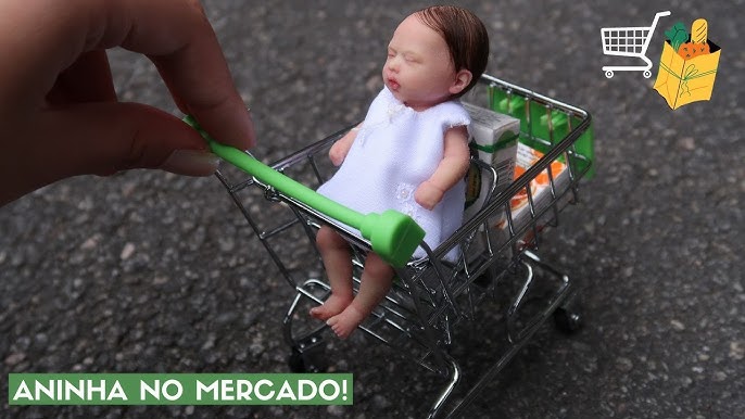 Mini Bebê Reborn Silicone Sólido Completo *Amandinha* A PRONTA ENTREGA