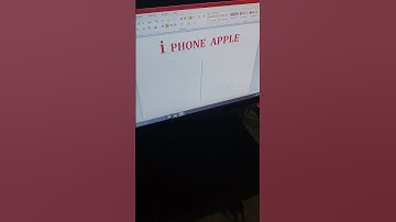 I PHONE APPLE ka symbol add in word kaise kare#shortcut key.....