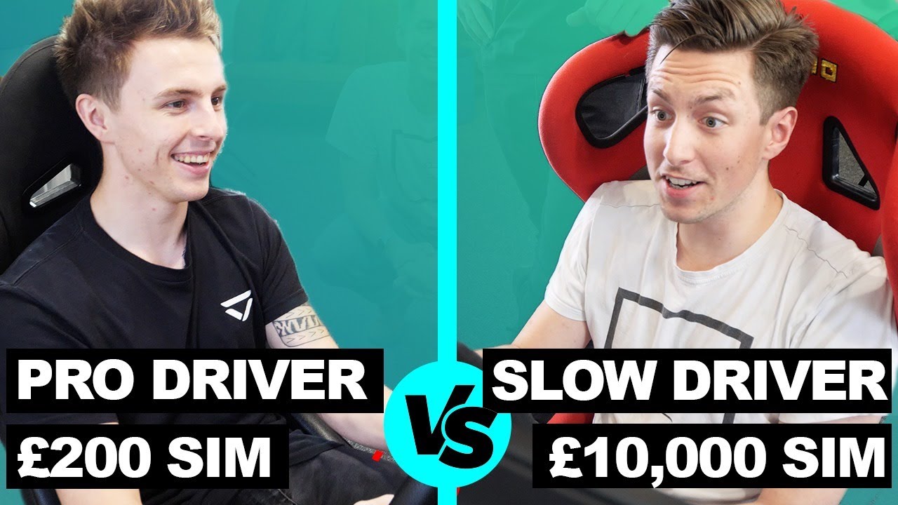 World's Fastest Gamer vs Normal Guy | Sim Racing Challenge - YouTube