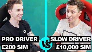 Worlds Fastest Gamer Vs Normal Guy Sim Racing Challenge