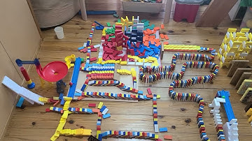 Behind The Topple: Random Compact BIG Domino Setup 1 (Uncut/Original Footage)