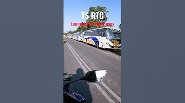 TS RTC launches 51 new #bus 😱😱#tsrtc #telangana #new #news #yamaha #r15v3 #shorts #trending #short