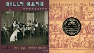 1929, When Carolina Smiles, My Sugar and Me, Just in Time, Billy Hays Orch. medley, HD 78rpm