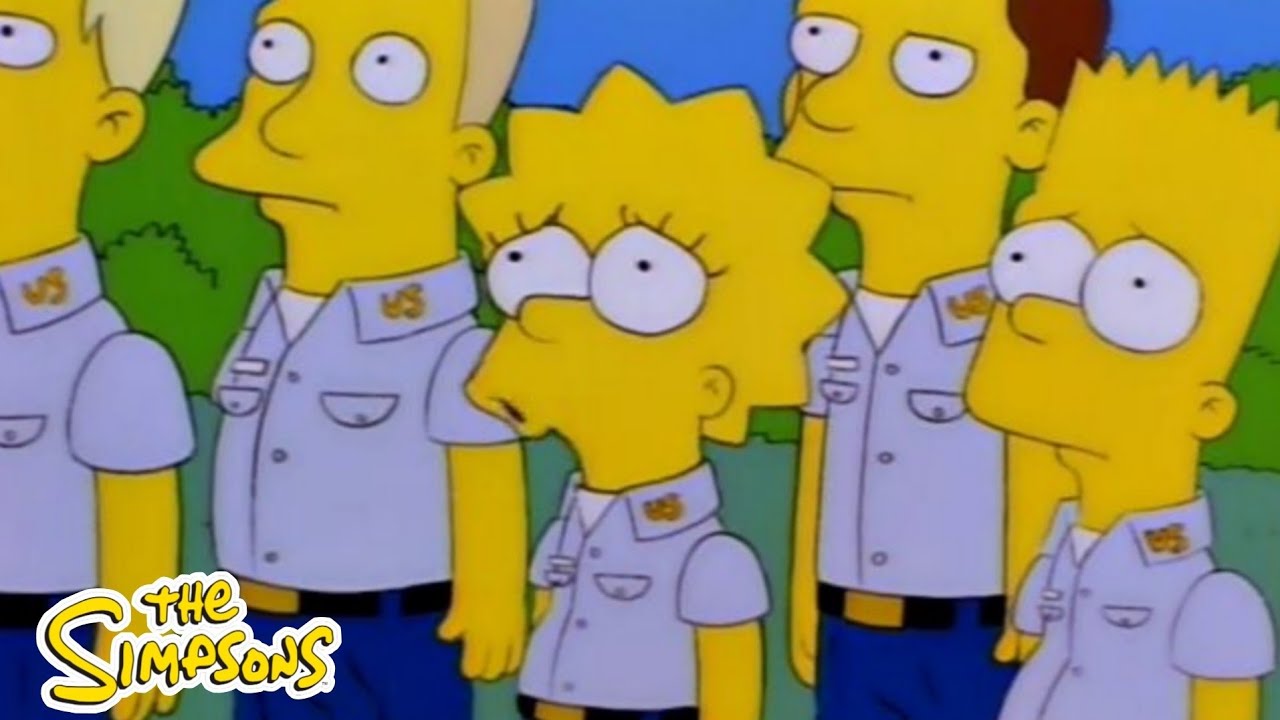 Bart and Lisa Goes to Middle School 🏫 | The Simpsons 