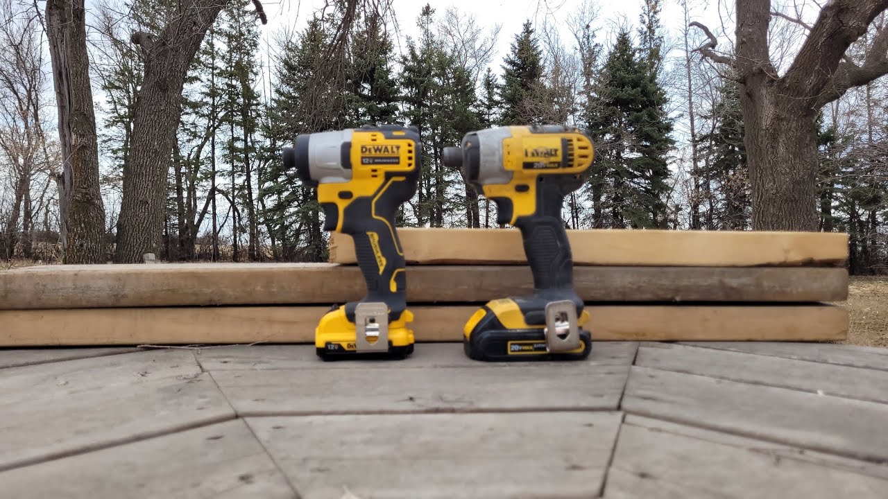 OLD DeWalt 20V vs NEW DEWALT 12V Impact Driver (Comparison) - YouTube