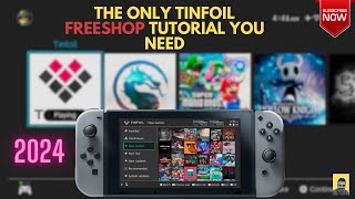 The only full Tinfoil freeshop tutorial you need in 2024 !!!