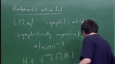 Workshop on Conservative Dynamics and Symplectic Geometry - On Rabinowitz Floer homology