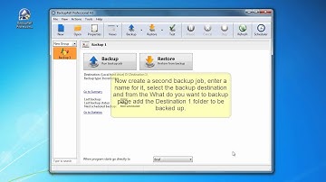 How to back up to multiple destinations