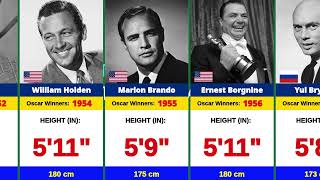 Height of the Best Actor winners of the Academy Award | 1929 -2024
