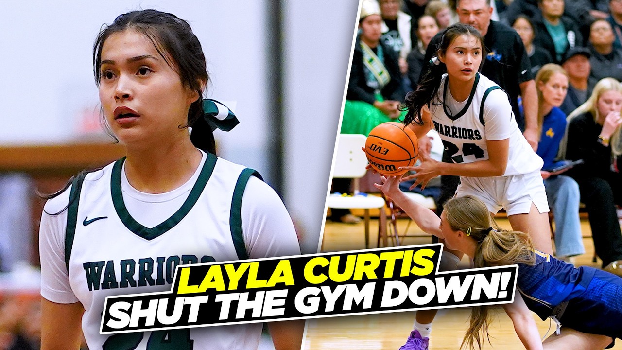 Layla Curtis Dropped 30 Points In Front Of A SOLD OUT Crowd! | State Playoffs Semi Final Gets WILD