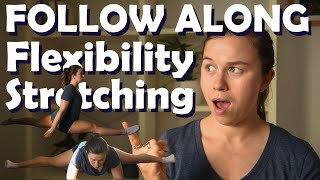 Flexibility Stretching for Front & Middle Splits | Follow Along