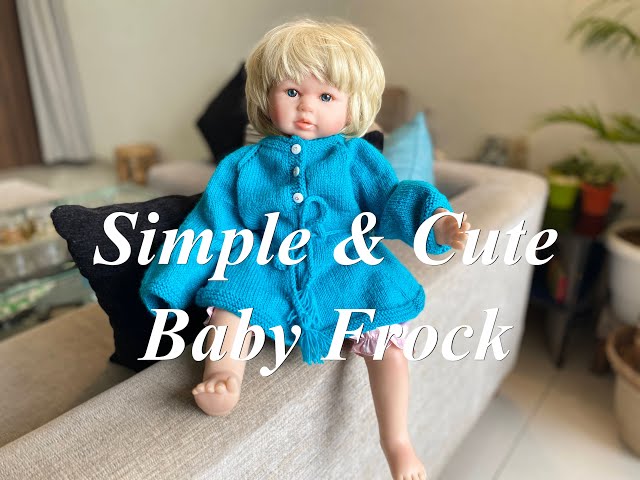 Knitting Baby Frock 3-4 yrs - YouTube