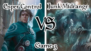 MTG Standard: Esper (BUW) Control vs Junk (BGW) Midrange - Game 3