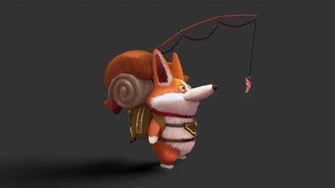 Corgi Traveller Idle Cycle