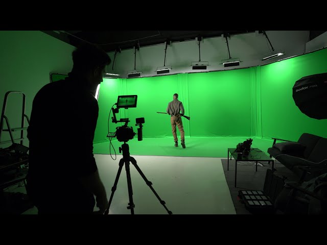 Use of Studiolink Chroma Key Background in studio | Video Backgrounds | Manfrotto class=