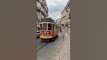 🇵🇹 🚃 How amazing are these classic #Lisbon trams?! #portugal ￼