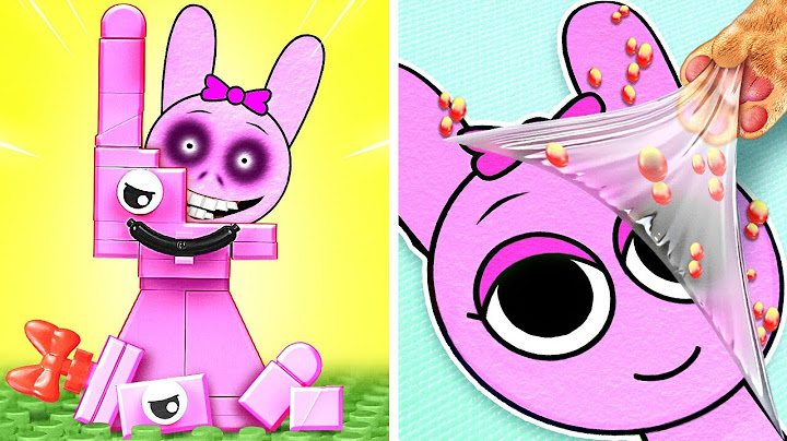 Pinky LEGO SPRUNKI vs INCREDIBOX Sprunki Gamebook *Fun DIY Paper Crafts*