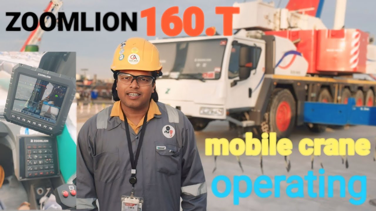 ZOOMLION 160T|mobail caren |operating in hindi