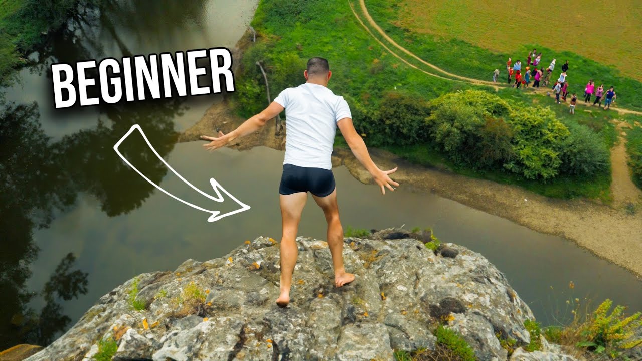 We probeerden death diving ZONDER ervaring