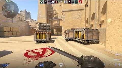 CSGO 2 / MIRAGE / FIRST NINJA DEFUSE IN COUNTER STRIKE 2 / CLUTCH 1 VS 4 TT / ECHO ROUND / D4DefuseD
