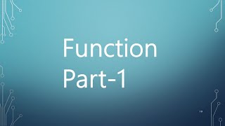 12- Functions Part-1 in Python (Arabic)