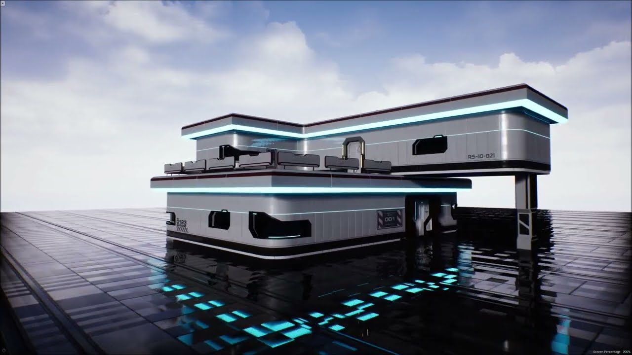 Modular SciFi Building Package A