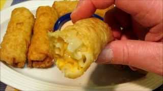 Egg Rolls - Macaroni & Cheese - Mac & Cheese Egg Rolls