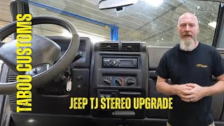 Jeep TJ stereo Upgrade  Head unit, Speakers, Subwoofer, Amp installation and results!