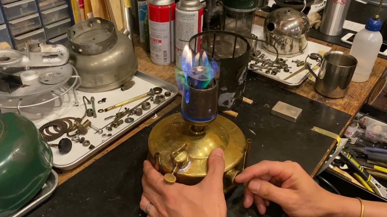 1950's〜1960's HOPE STOVE MANASLU No.126 vintage stove light 点火