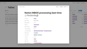Notion: How to handle recurring Tasks in Notion