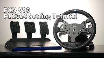 PXN V99 Gaming Steering Wheel & PC F1 2024 Setup Tutorial