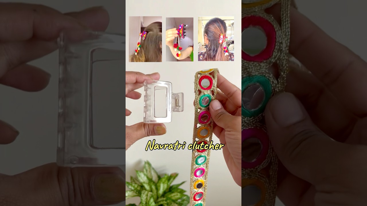 Try this hairstyle on navratri 