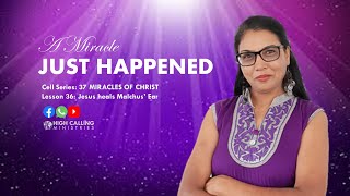 A MIRACLE JUST HAPPENED- Pastor Sharon Govindsamy