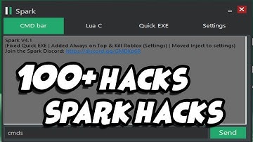 [LUA C EXE.] NEW EXPLOIT: SPARK [WORKING] LUA C EXECUTOR W/ STABLE CMDS AND SCRIPT PACK