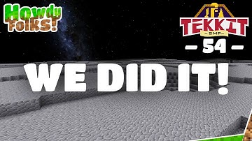 Going to the MOON! | Tekkit SMP | 54