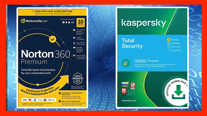 So sánh kaspersky total và kaspersky internet security