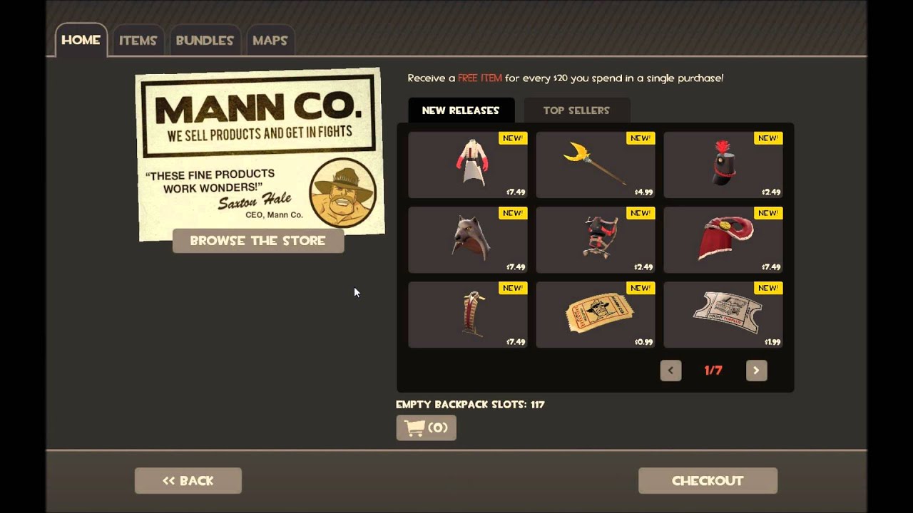 Heavy's Reaction To The Mann Co. Store