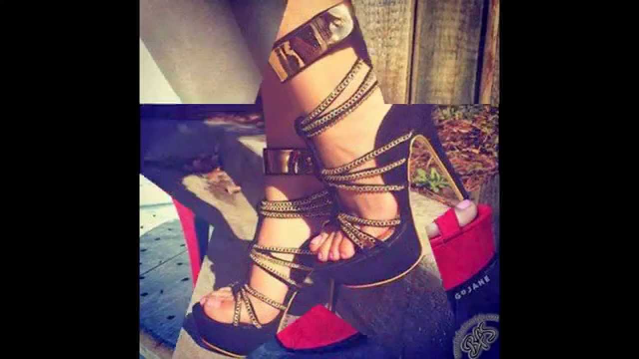 Beautiful high heel shoes in 2014 for girls - YouTube