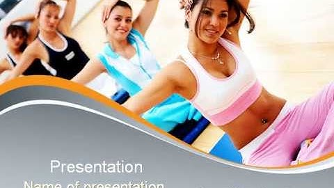 Workout PowerPoint Template by PoweredTemplate.com